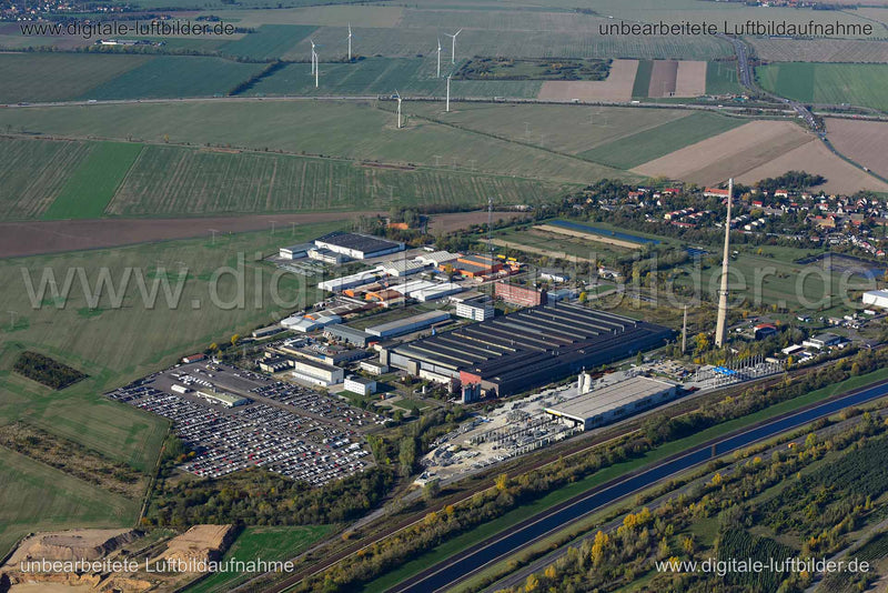 Luftaufnahme Stahl- und Hartgusswerk Bösdorf in Leipzig | Sachsen, Sachsen