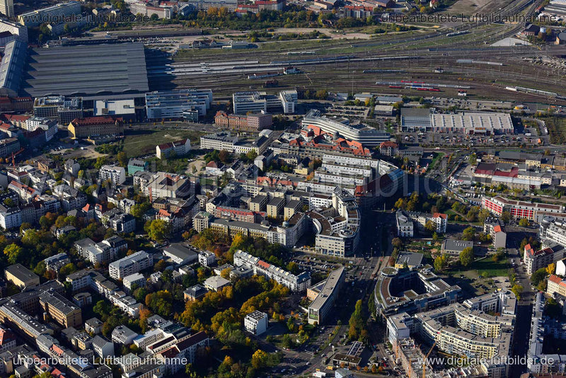 Luftaufnahme Zentrum-Ost in Leipzig | Sachsen, Sachsen