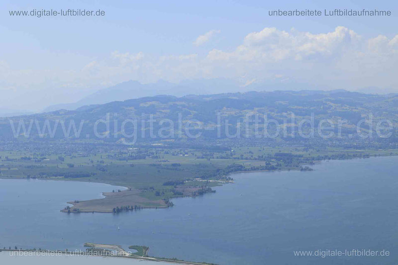 Luftaufnahme Alpenvorland in Lindau | Schwaben, Bayern