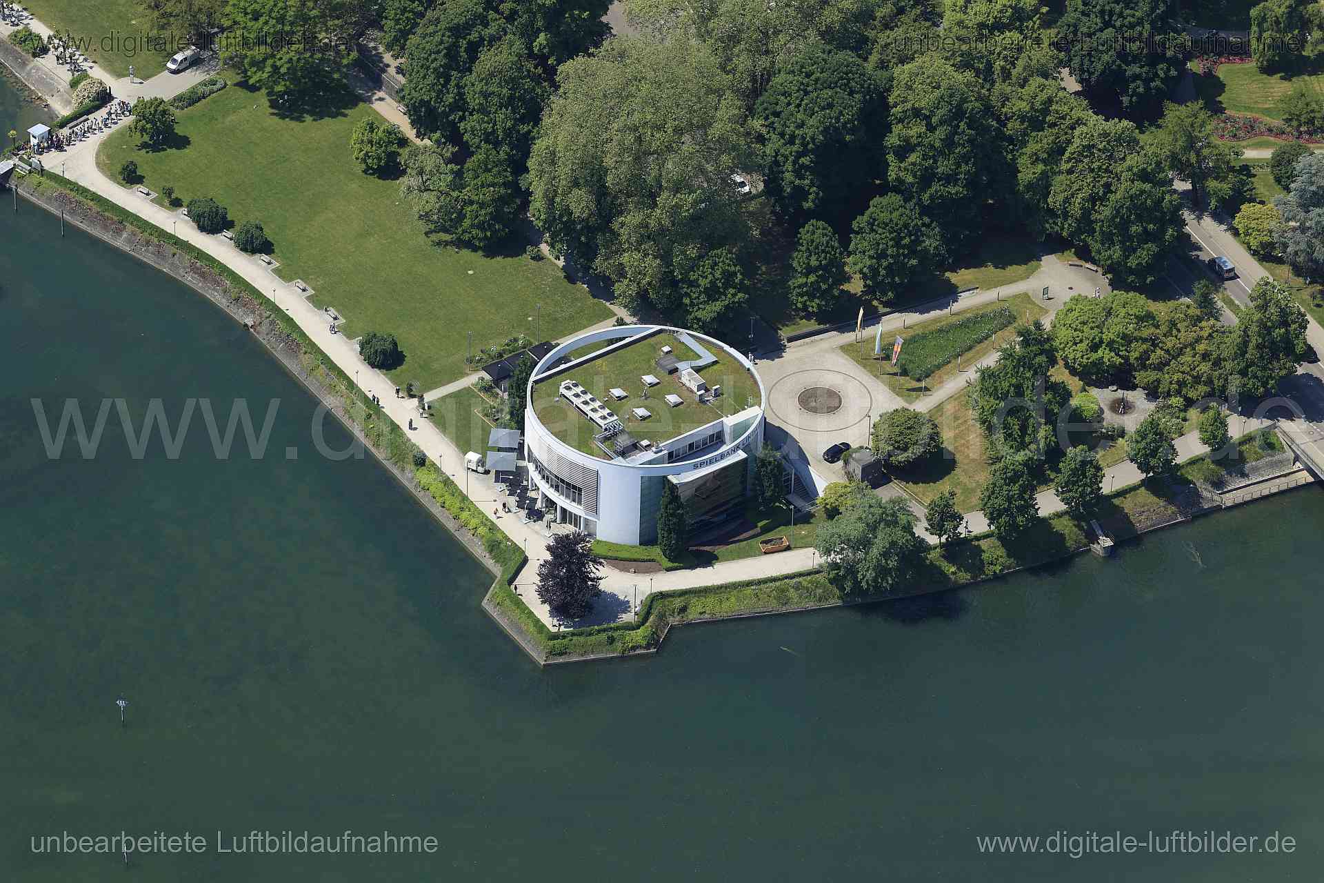 Luftaufnahme Bayerische Spielbank Lindau in Lindau | Schwaben, Bayern