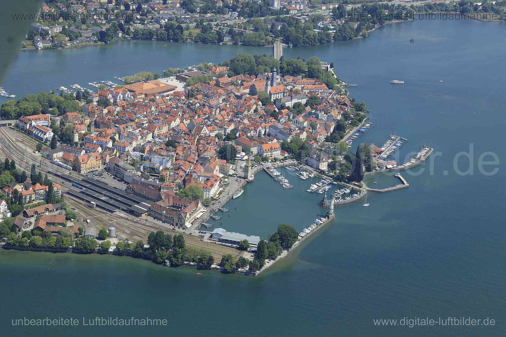 Luftaufnahme BSB-Hafen Lindau in Lindau | Schwaben, Bayern