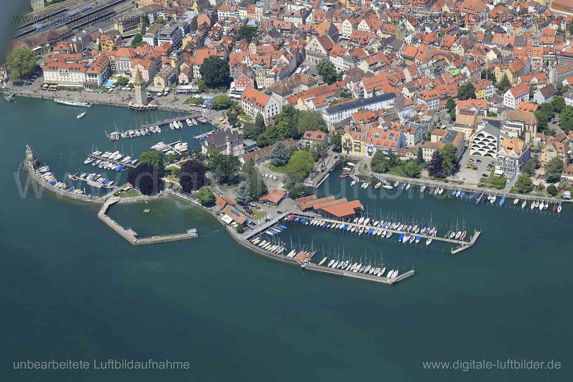 Luftaufnahme BSB-Hafen Lindau in Lindau | Schwaben, Bayern