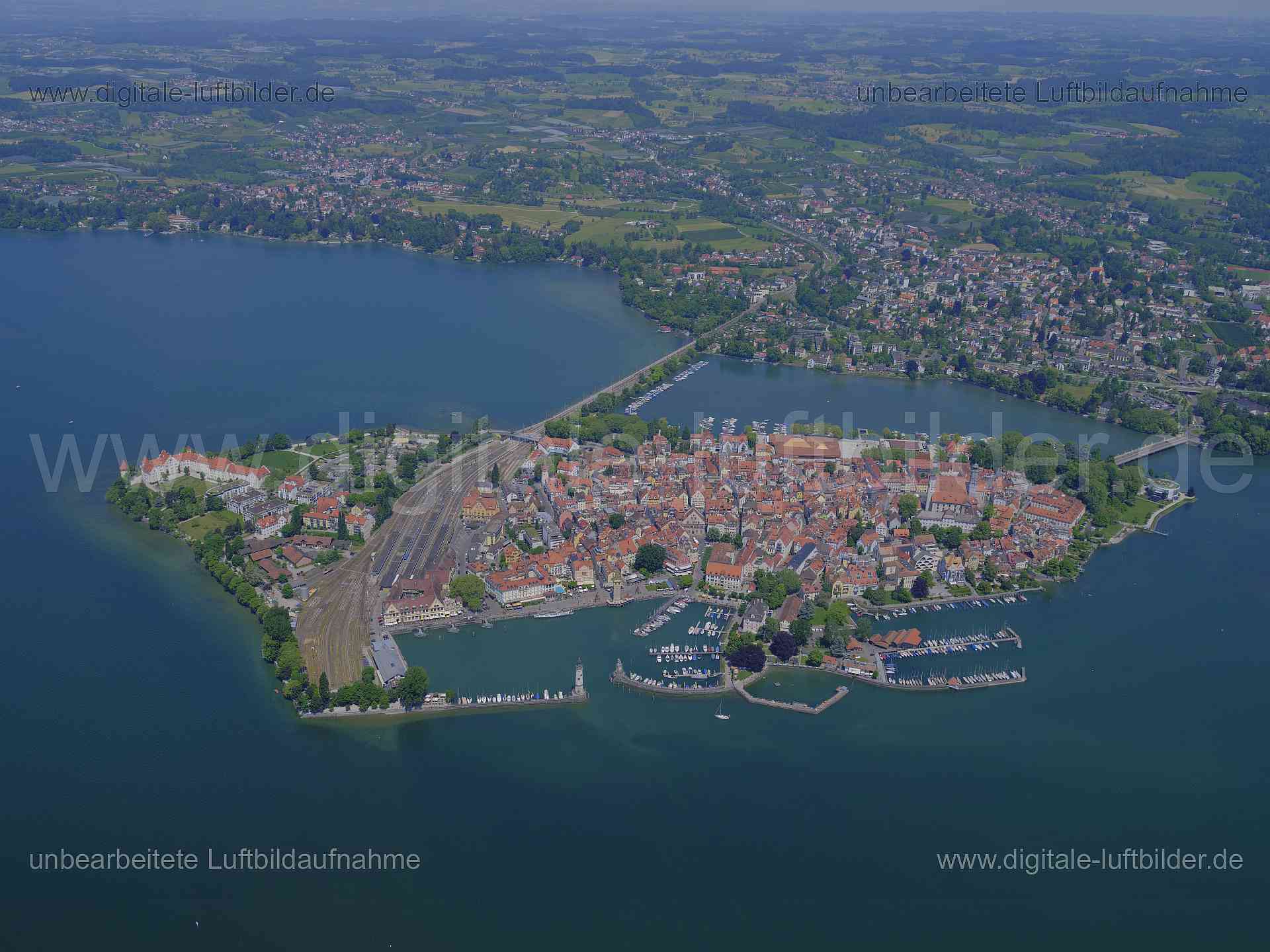 Luftaufnahme Lindau in Lindau | Schwaben, Bayern