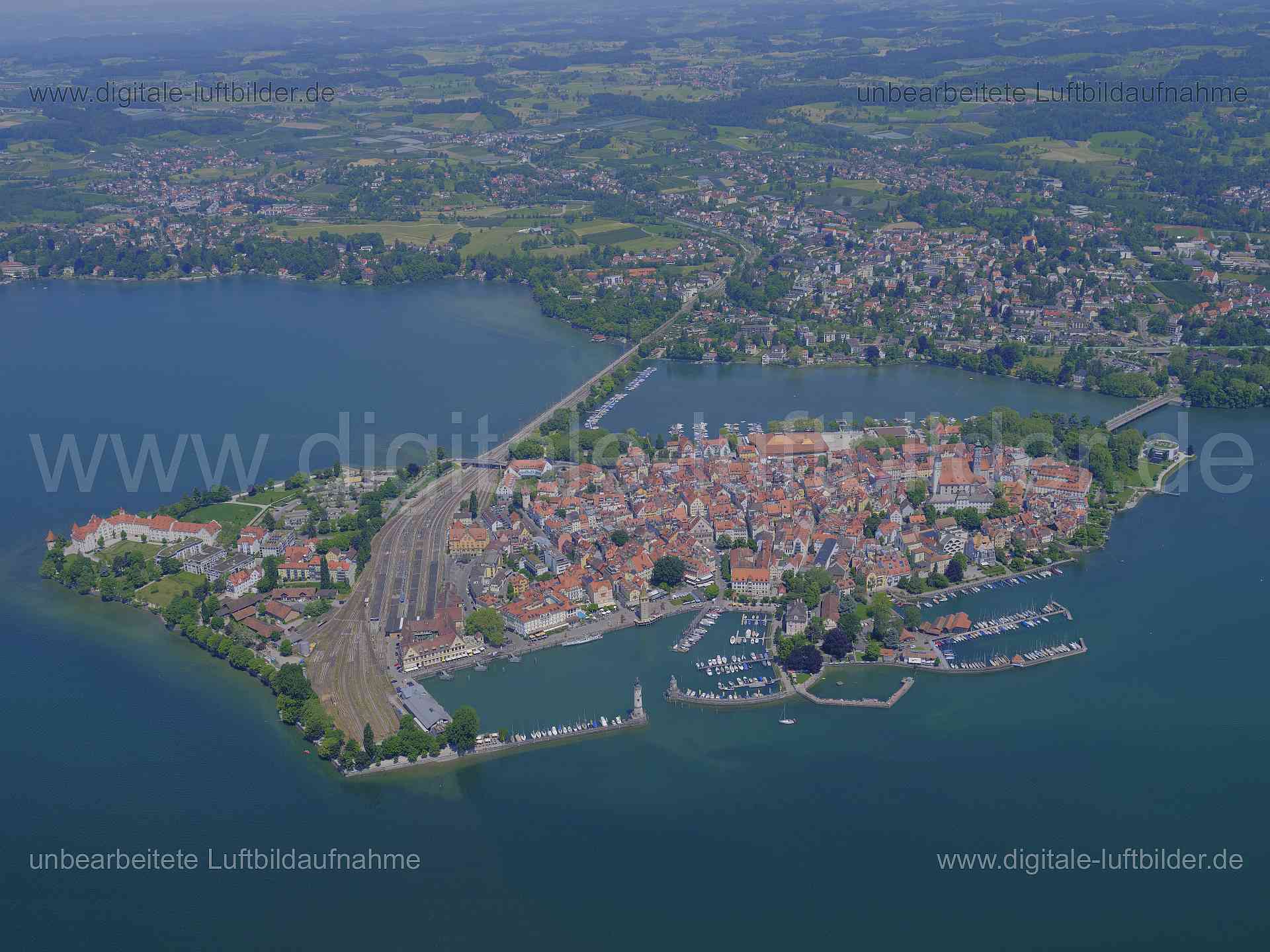 Luftaufnahme Lindau in Lindau | Schwaben, Bayern