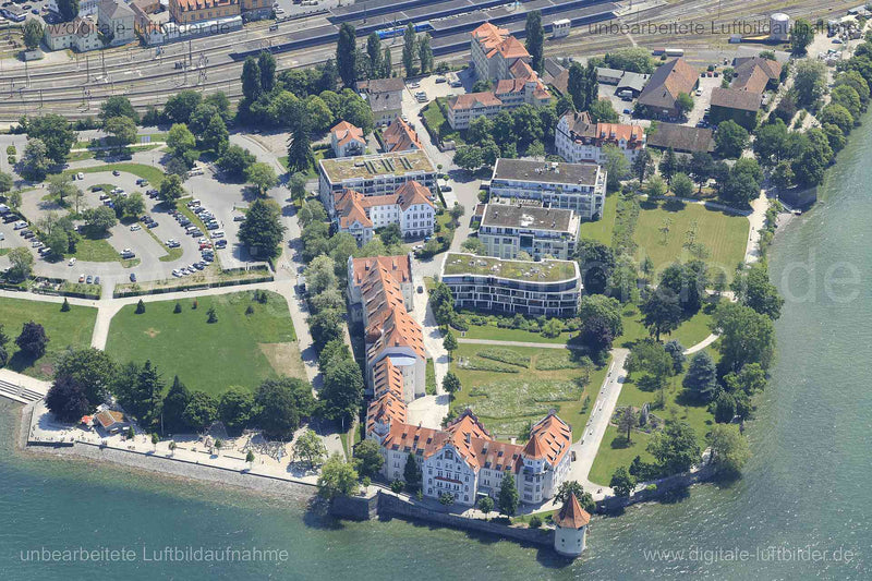 Luftaufnahme Volkshochschule Lindau in Lindau | Schwaben, Bayern
