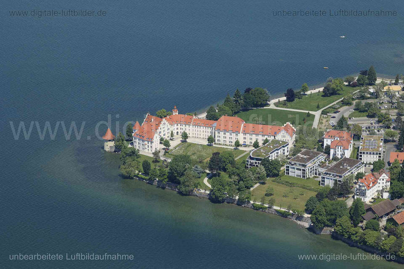 Luftaufnahme Volkshochschule Lindau in Lindau | Schwaben, Bayern