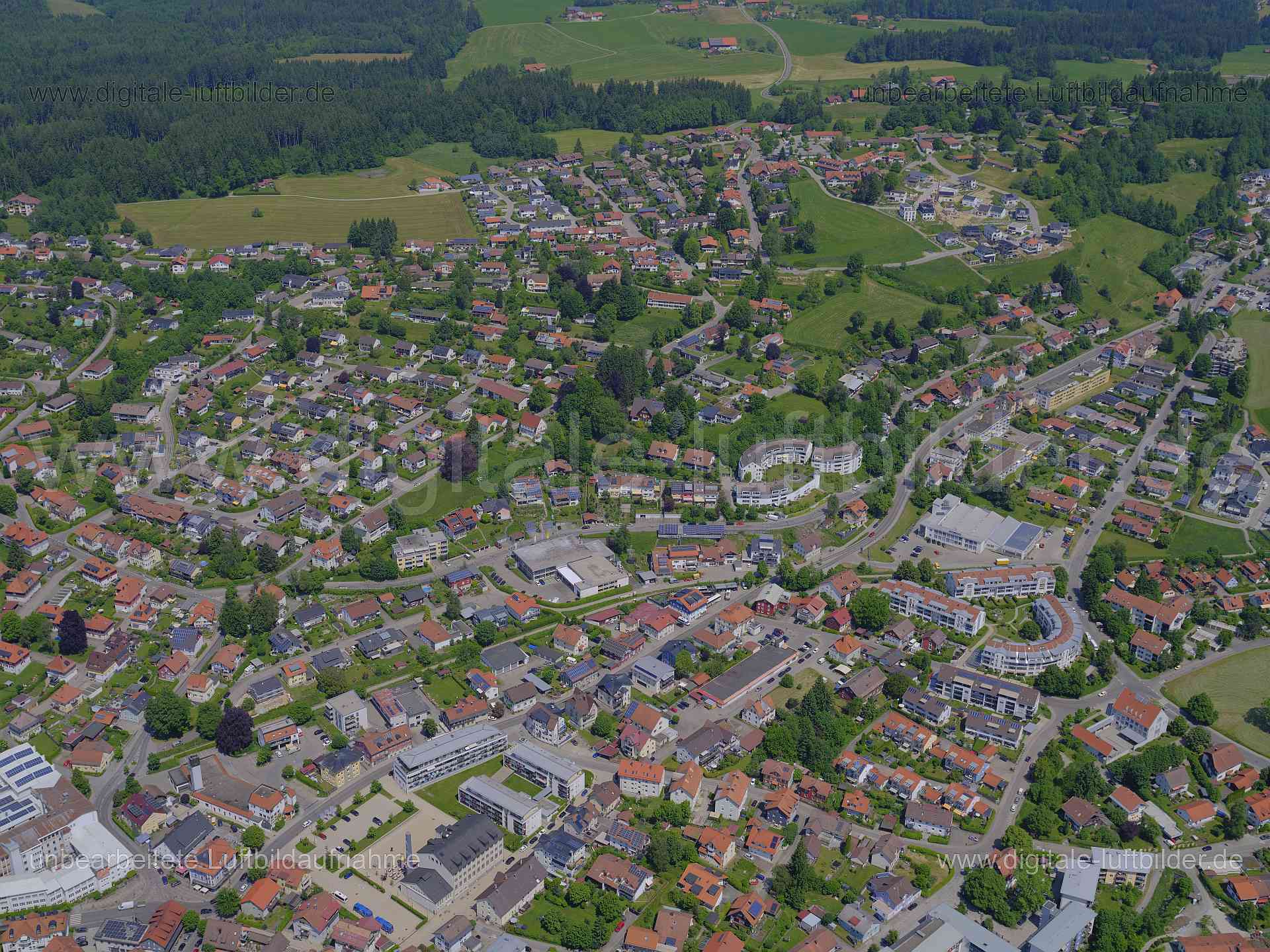 Luftaufnahme Lindenberg im Allgäu in Lindenberg im Allgäu | Schwaben, Bayern