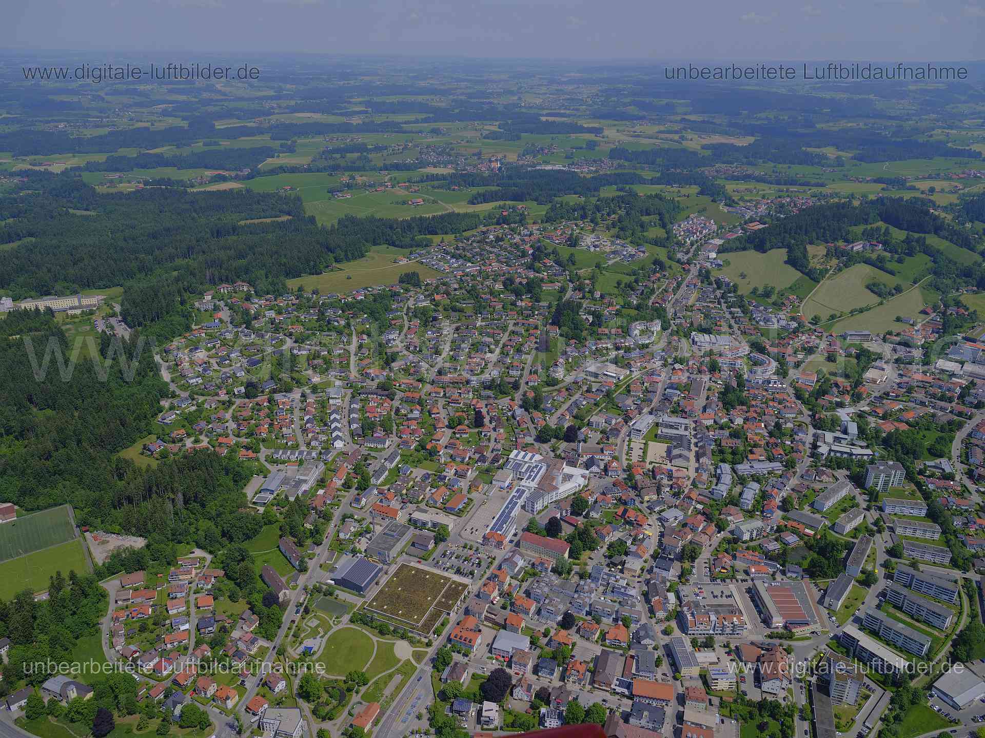 Luftaufnahme Lindenberg im Allgäu in Lindenberg im Allgäu | Schwaben, Bayern