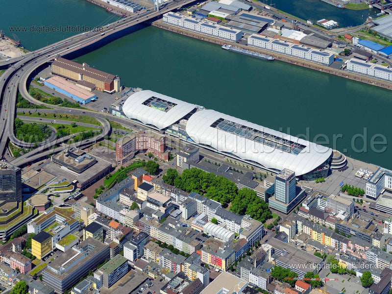 Luftaufnahme Rhein-Galerie Ludwigshafen in Ludwigshafen | Rheinland-Pfalz, Rheinland-Pfalz