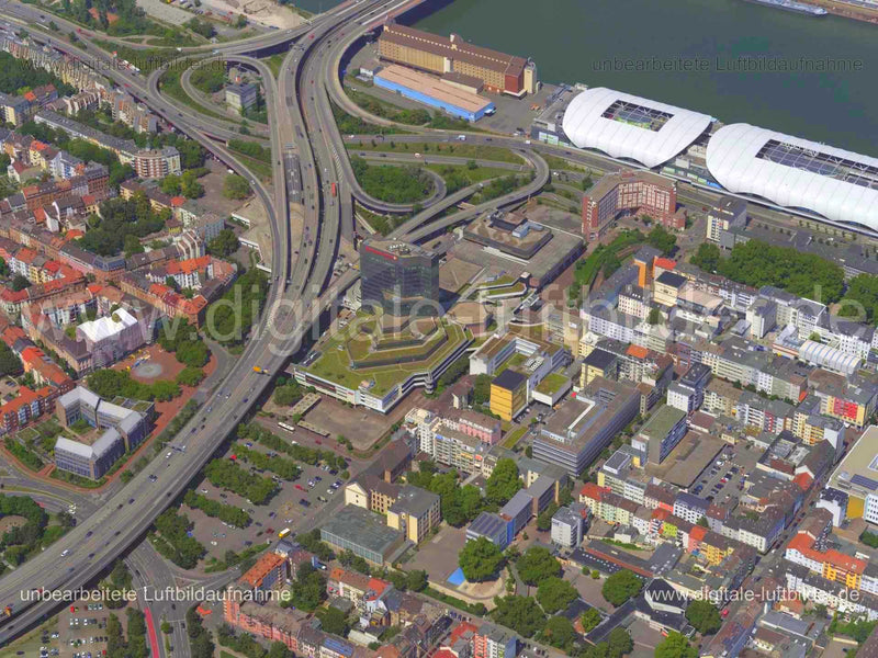 Luftaufnahme Mannheim Mitte in Mannheim | Karlsruhe, Baden-Württemberg