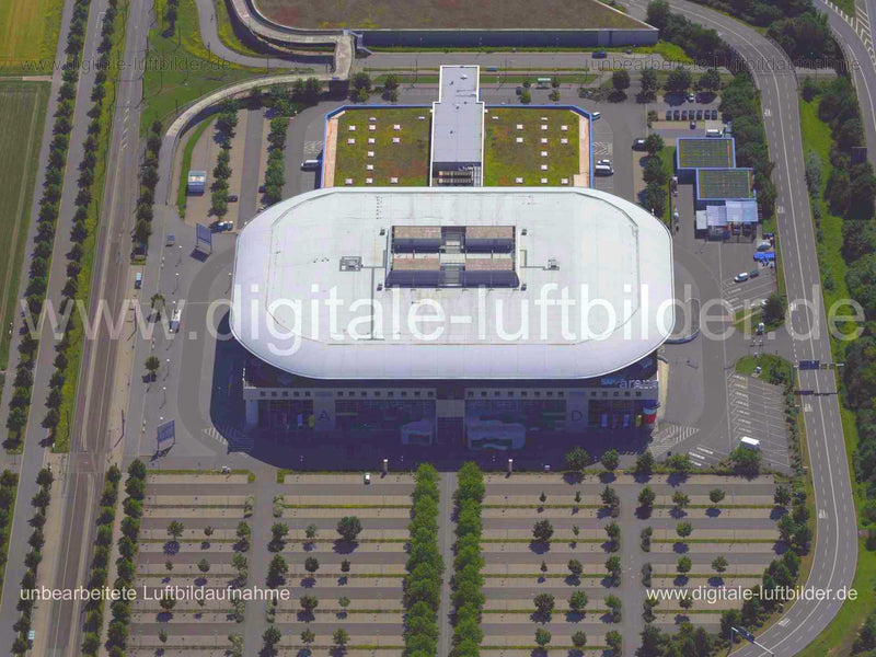 Luftaufnahme SAP Arena in Mannheim | Karlsruhe, Baden-Württemberg