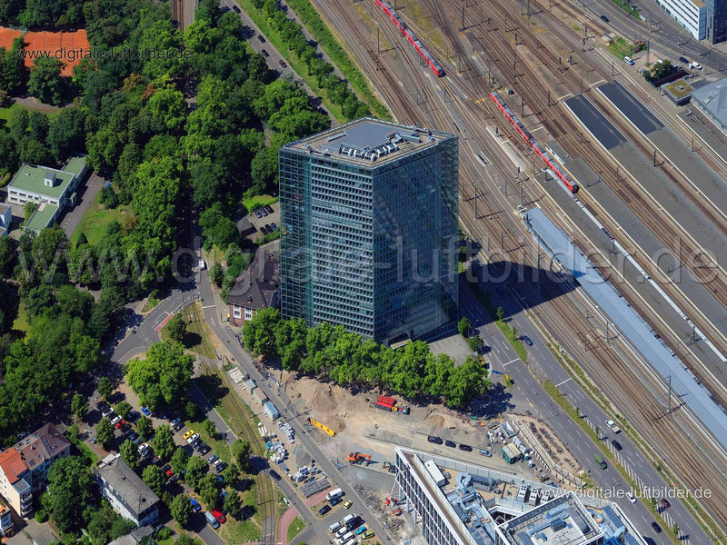 Luftaufnahme Victoria-Turm in Mannheim | Karlsruhe, Baden-Württemberg