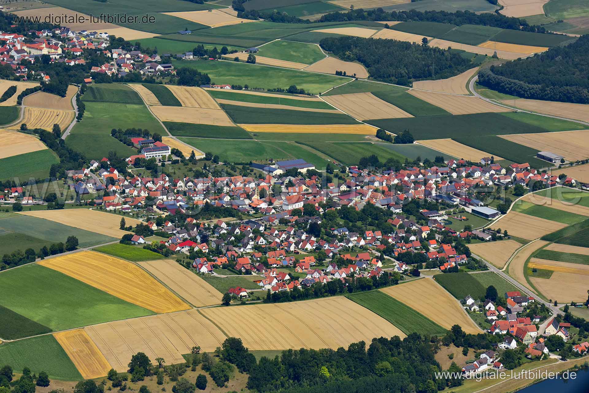 Luftaufnahme Marxheim an der Donau in Marxheim | Schwaben, Bayern