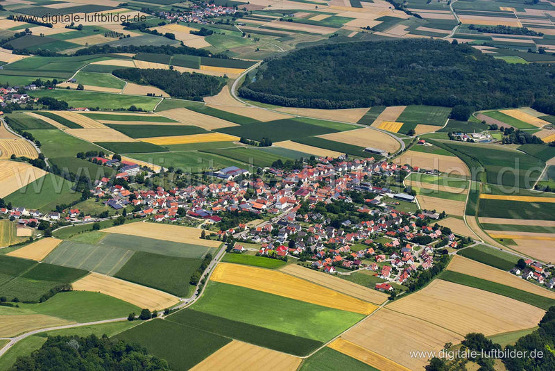 Luftaufnahme Marxheim an der Donau in Marxheim | Schwaben, Bayern