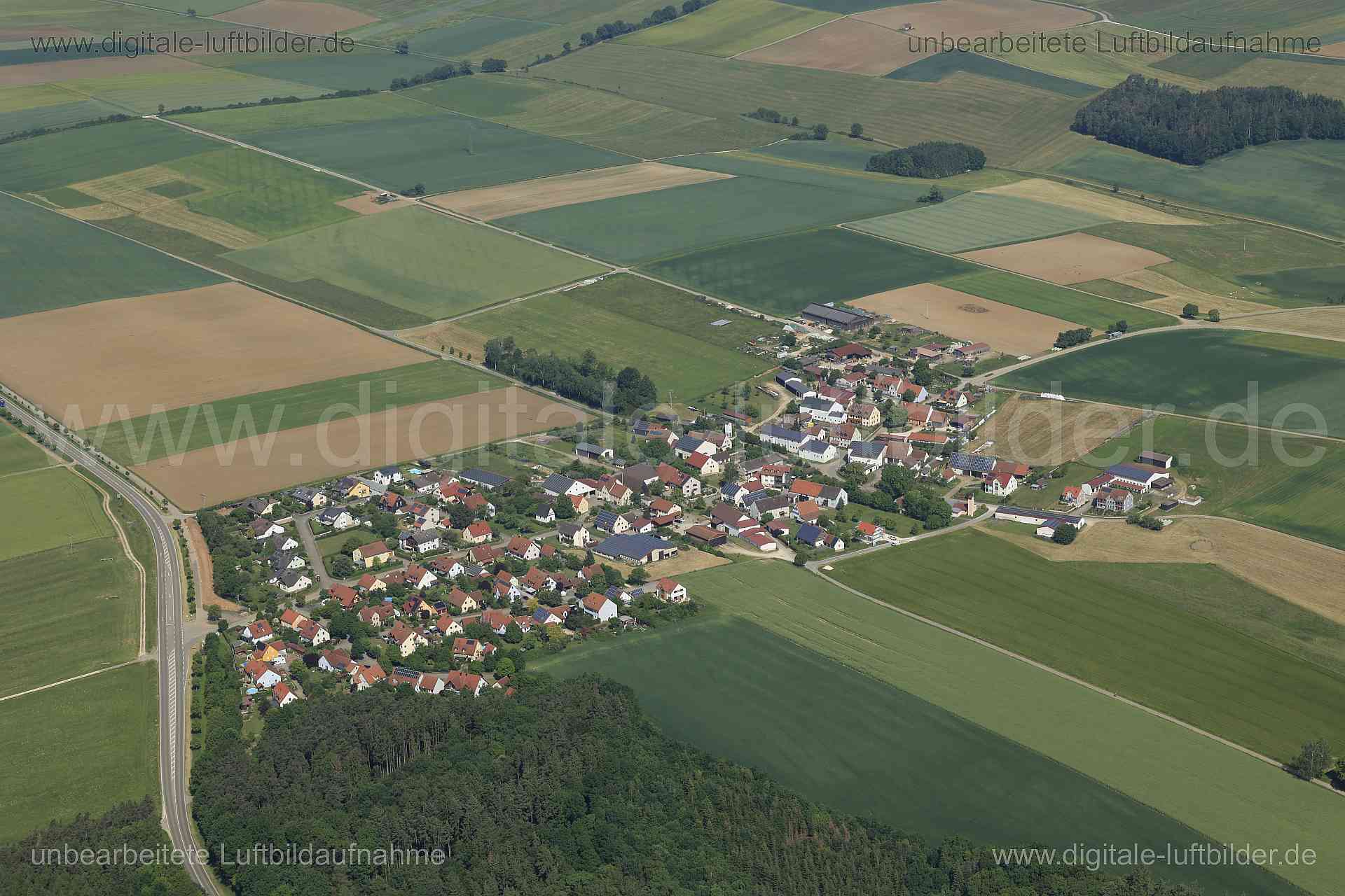 Luftaufnahme Massenbach in Massenbach | Mittelfranken, Bayern