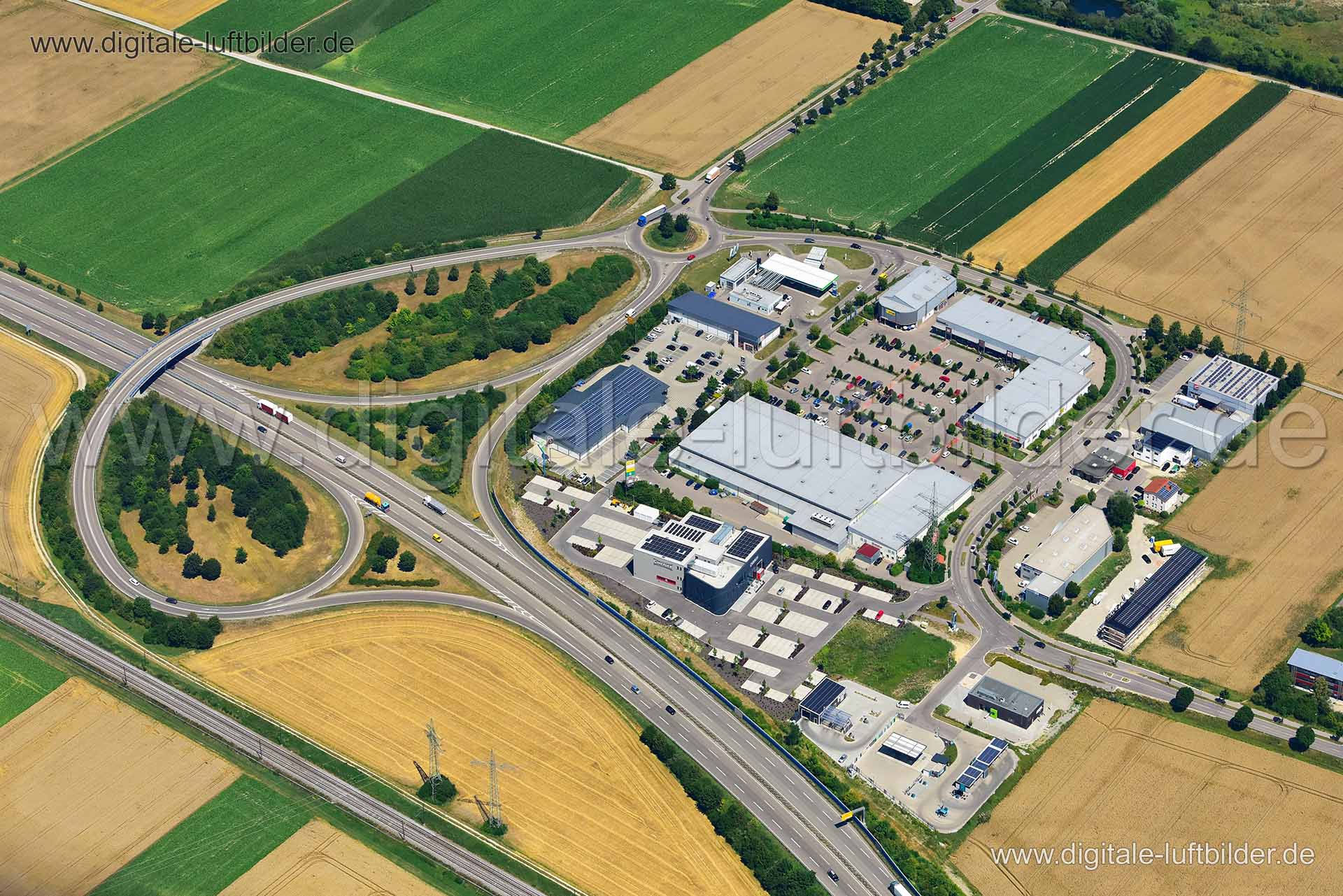 Luftaufnahme Meitingen Nord in Meitingen | Schwaben, Bayern