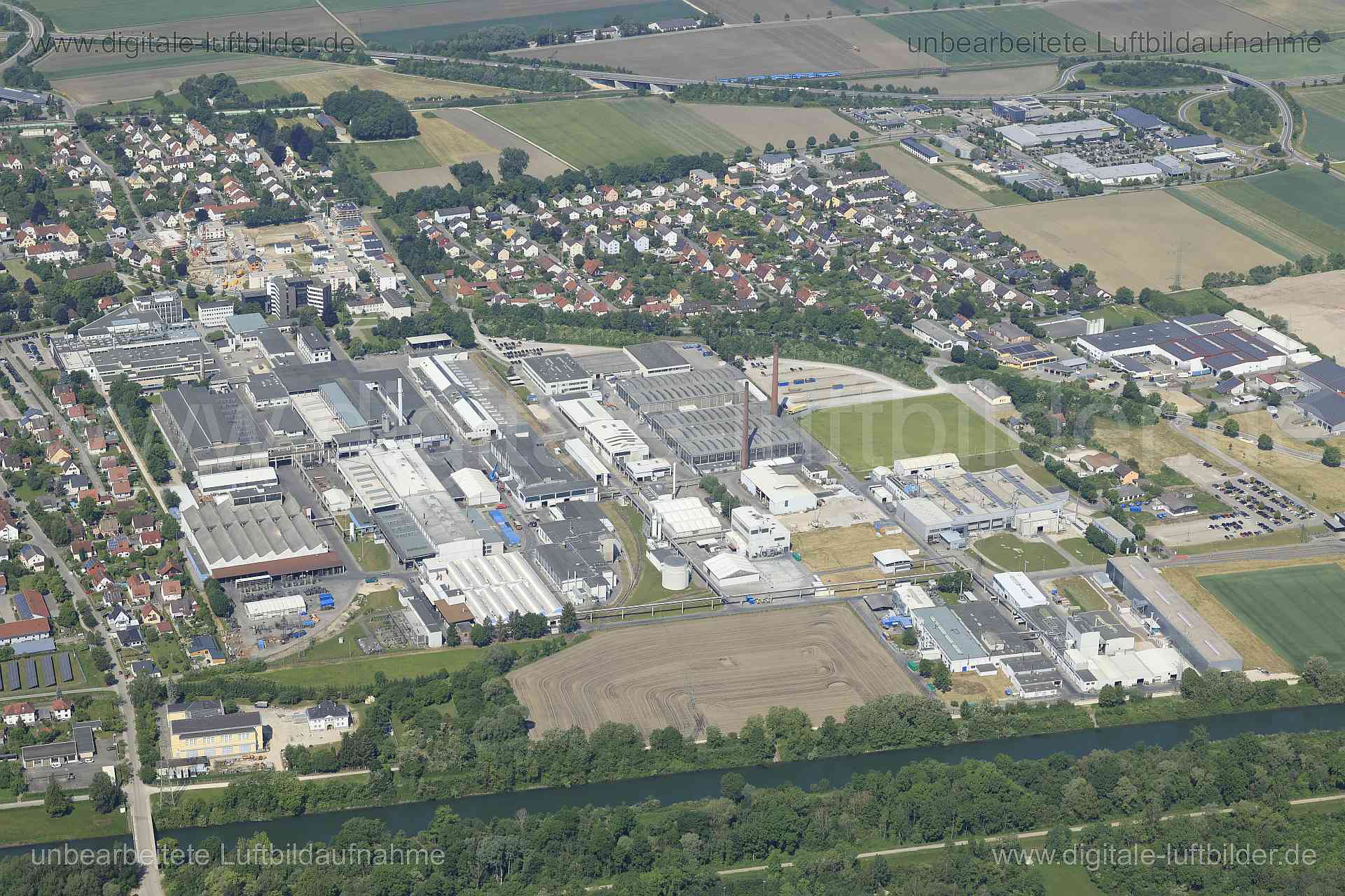 Luftaufnahme Meitingen SGL in Meitingen | Schwaben, Bayern