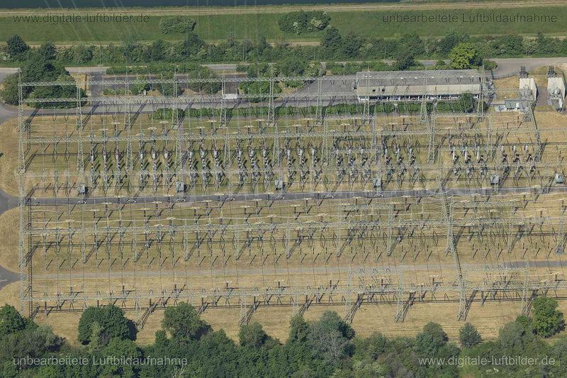 Luftaufnahme Umspannwerk in Meitingen | Schwaben, Bayern