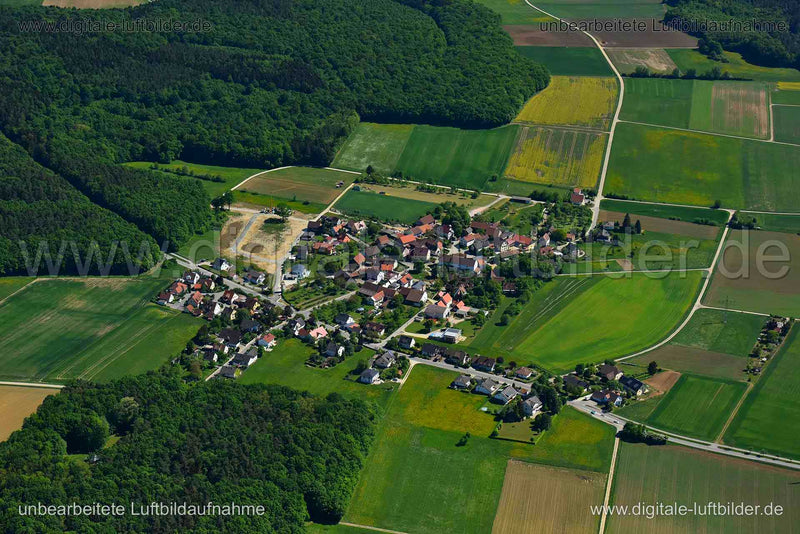 Luftaufnahme Meedensdorf in Memmelsdorf | Oberfranken, Bayern