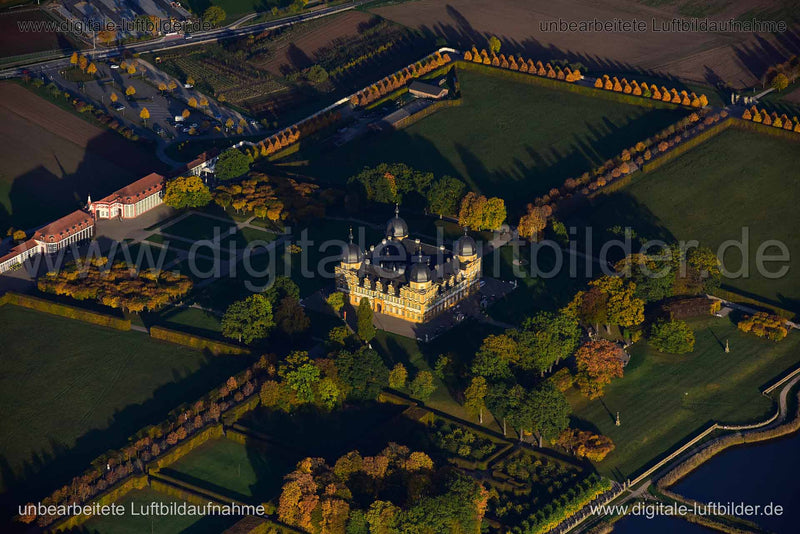 Luftaufnahme Schloss Seehof in Memmelsdorf | Oberfranken, Bayern