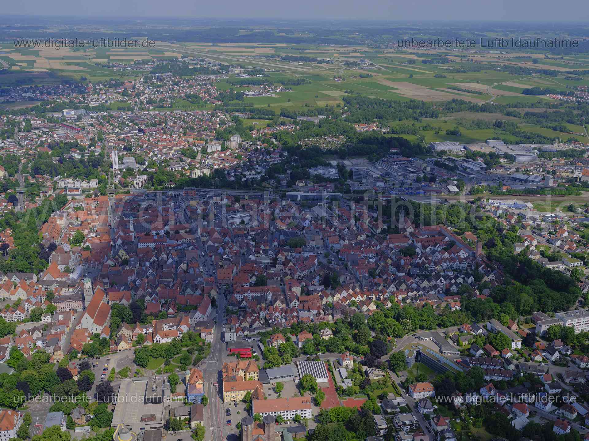 Luftaufnahme Memmingen in Memmingen | Schwaben, Bayern