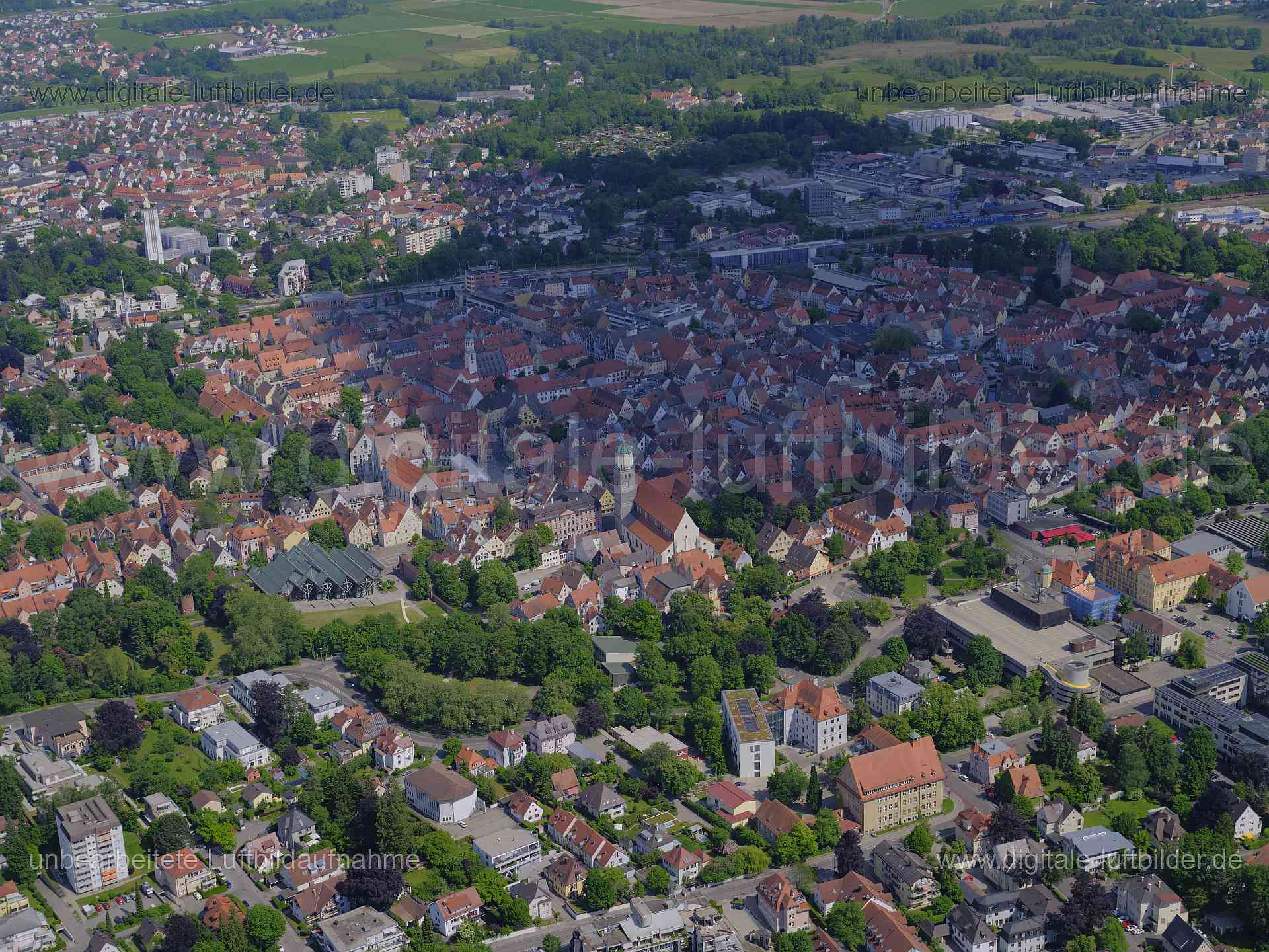 Luftaufnahme Memmingen in Memmingen | Schwaben, Bayern
