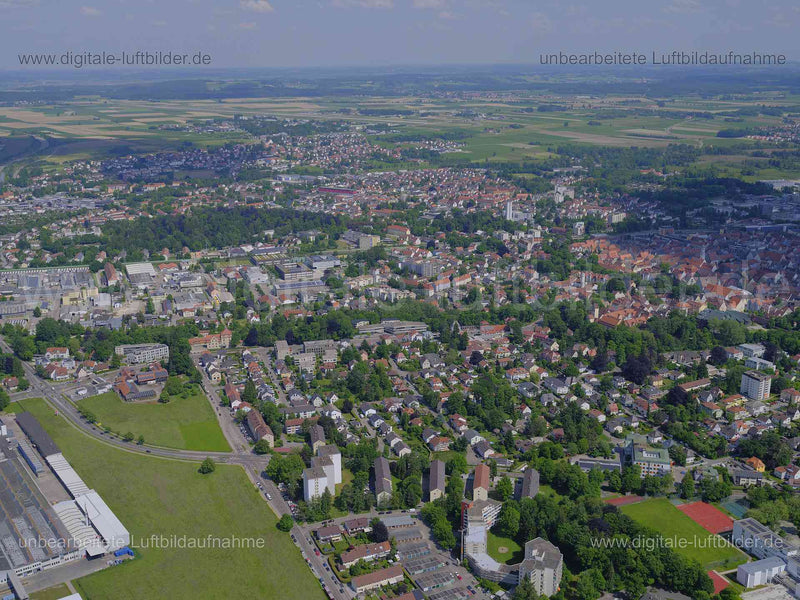 Luftaufnahme Memmingen in Memmingen | Schwaben, Bayern
