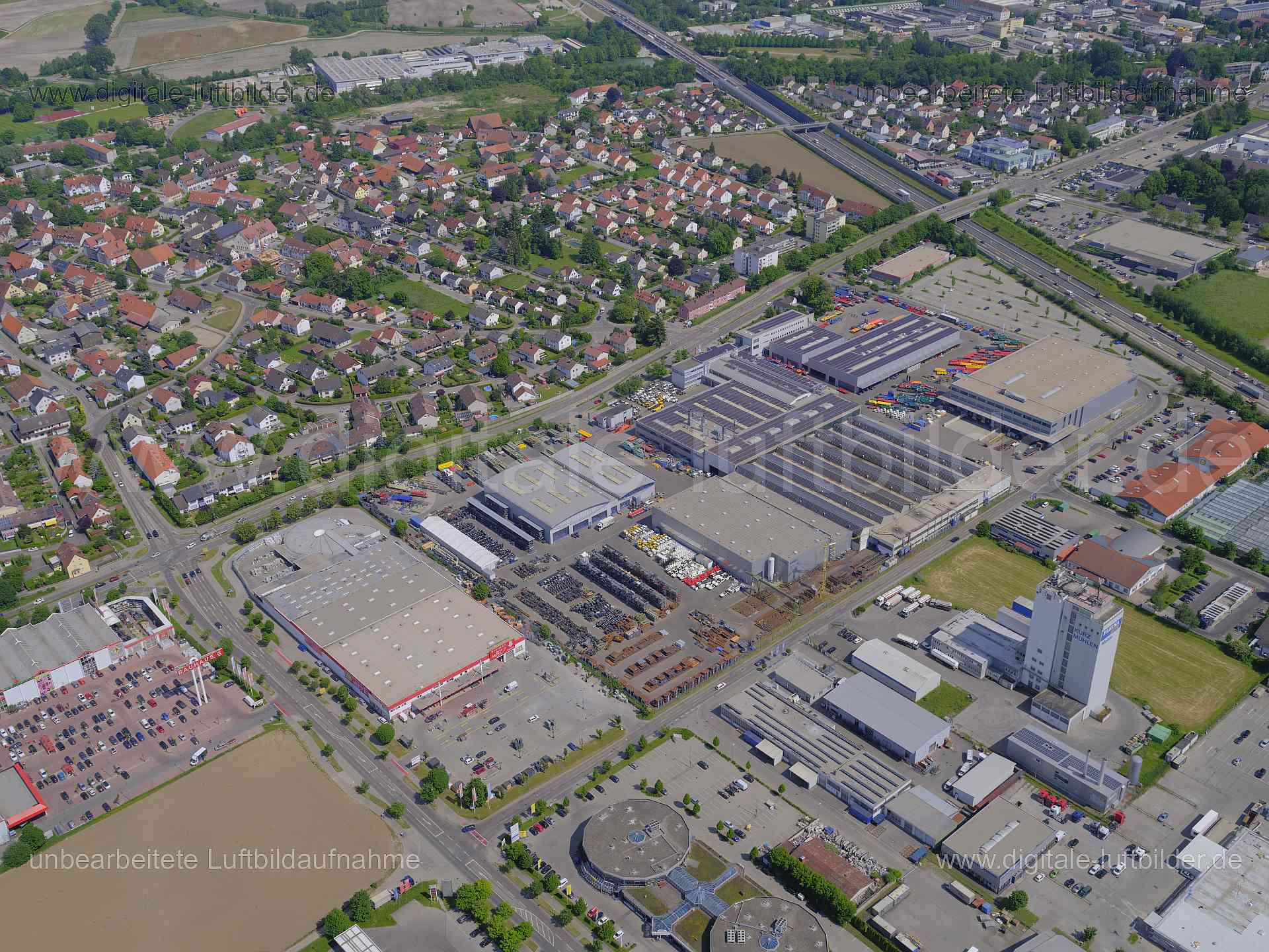 Luftaufnahme Memmingen in Memmingen | Schwaben, Bayern