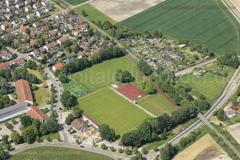 Luftaufnahme SV Amendingen in Memmingen | Schwaben, Bayern