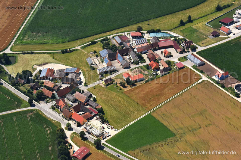 Luftaufnahme Gebersdorf in Merkendorf | Oberfranken, Bayern