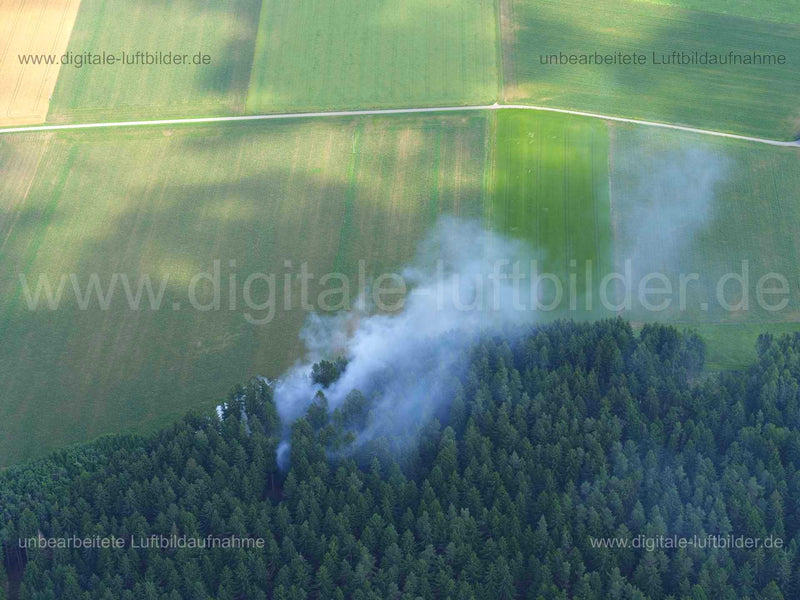 Luftaufnahme Rauch bei Mittersthal in Mittersthal | Oberpfalz, Bayern