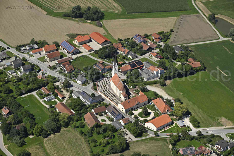 Luftaufnahme Lohkirchen in Mühldorf am Inn | Oberbayern, Bayern