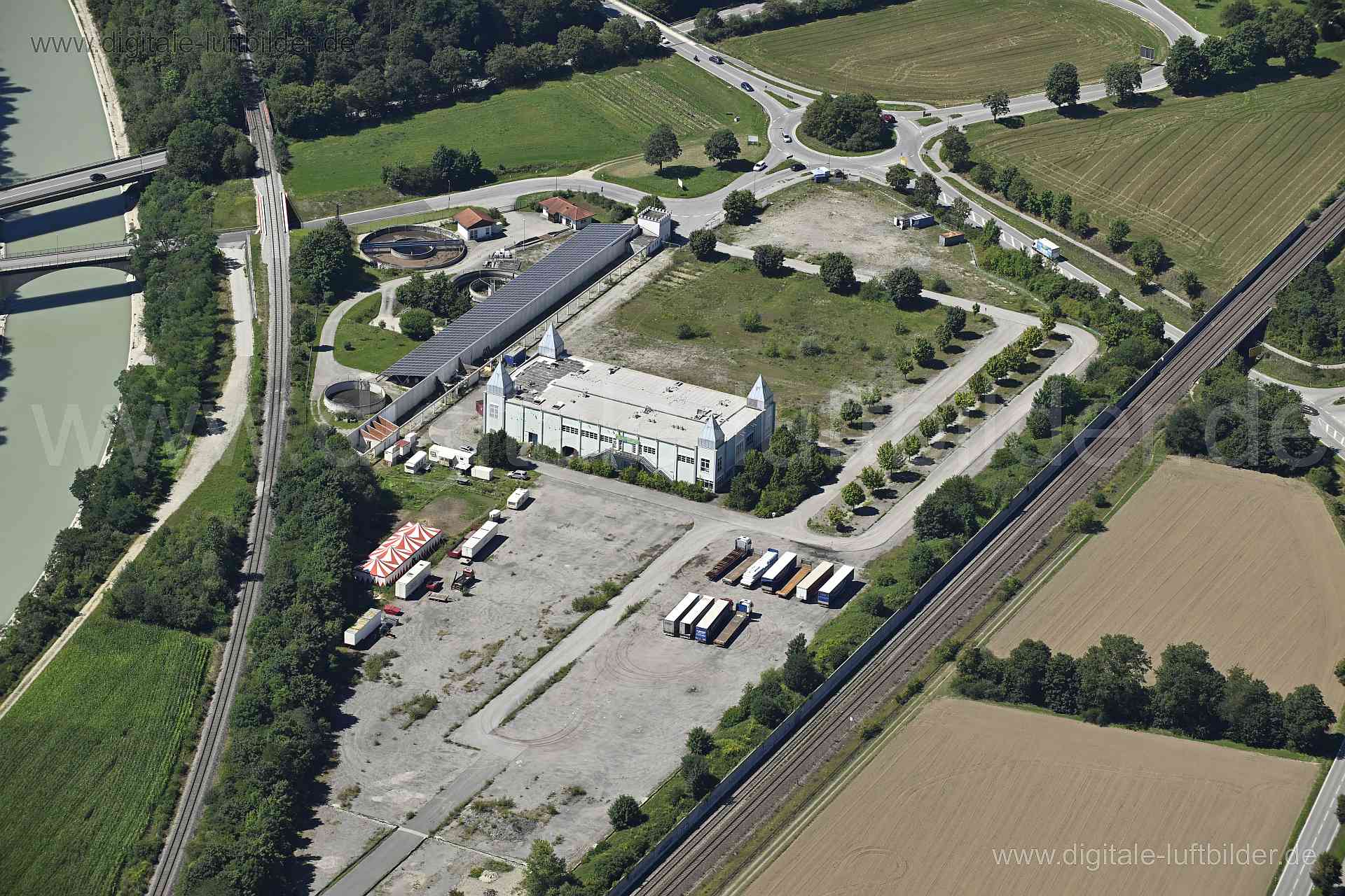 Luftaufnahme Mühldorf am Inn in Mühldorf am Inn | Oberbayern, Bayern