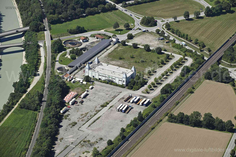 Luftaufnahme Mühldorf am Inn in Mühldorf am Inn | Oberbayern, Bayern