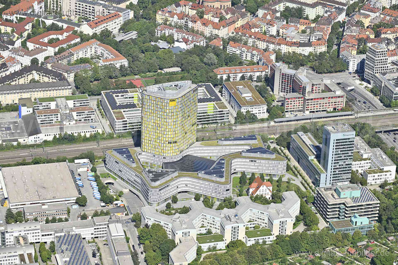 Luftaufnahme ADAC München in München | Oberbayern, Bayern