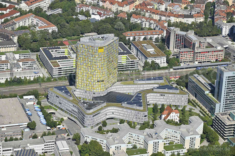 Luftaufnahme ADAC München in München | Oberbayern, Bayern