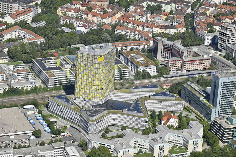 Luftaufnahme ADAC München in München | Oberbayern, Bayern
