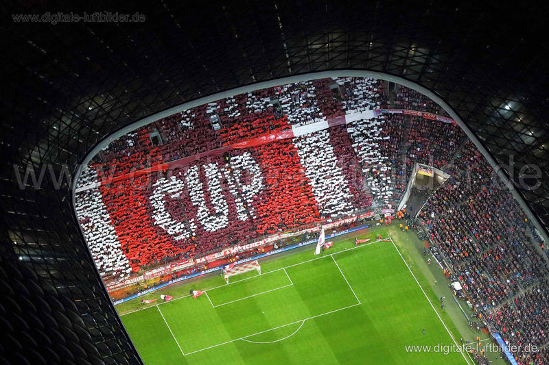 Luftaufnahme Allianz Arena in München | Oberbayern, Bayern