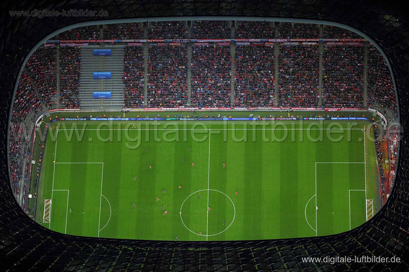 Luftaufnahme Allianz Arena in München | Oberbayern, Bayern