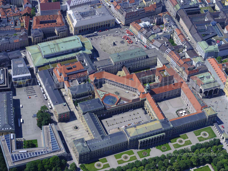 Luftaufnahme Apothekenhof in München | Oberbayern, Bayern