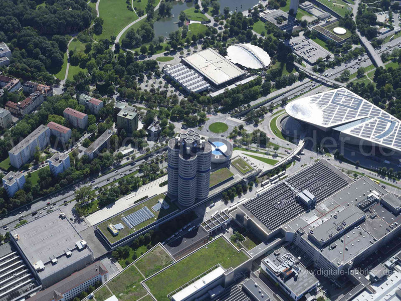 Luftaufnahme BMW München in München | Oberbayern, Bayern