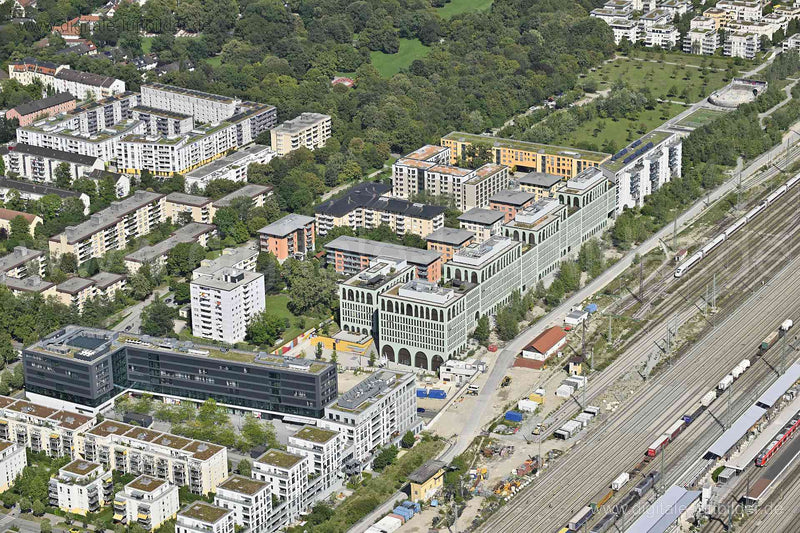Luftaufnahme Christoph-Rapparini-Bogen in München | Oberbayern, Bayern