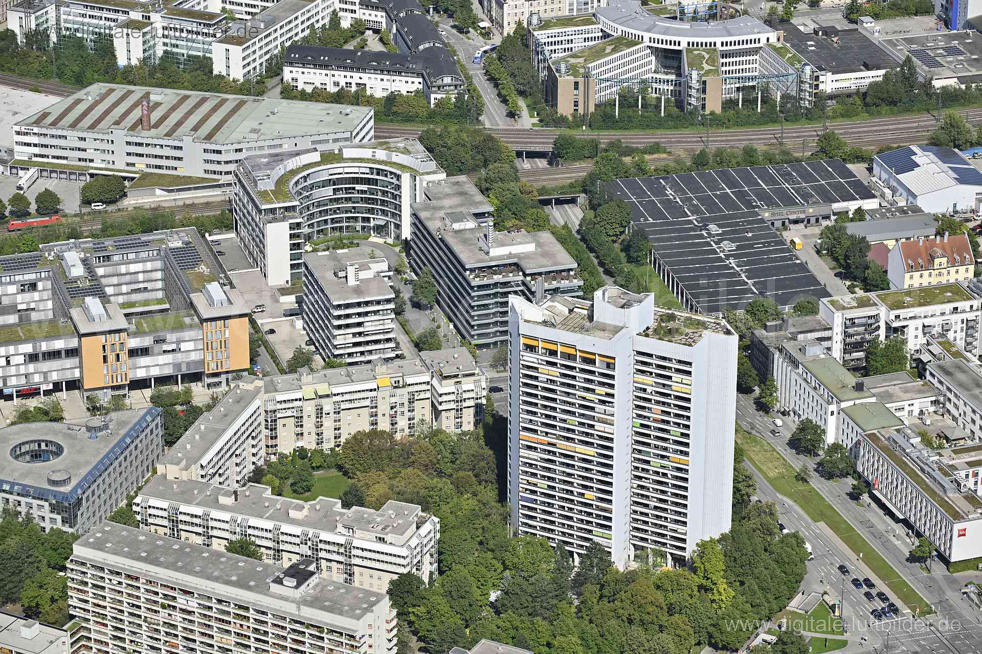 Luftaufnahme Friedenheim in München | Oberbayern, Bayern