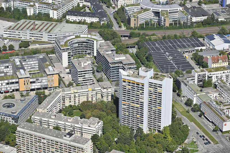 Luftaufnahme Friedenheim in München | Oberbayern, Bayern