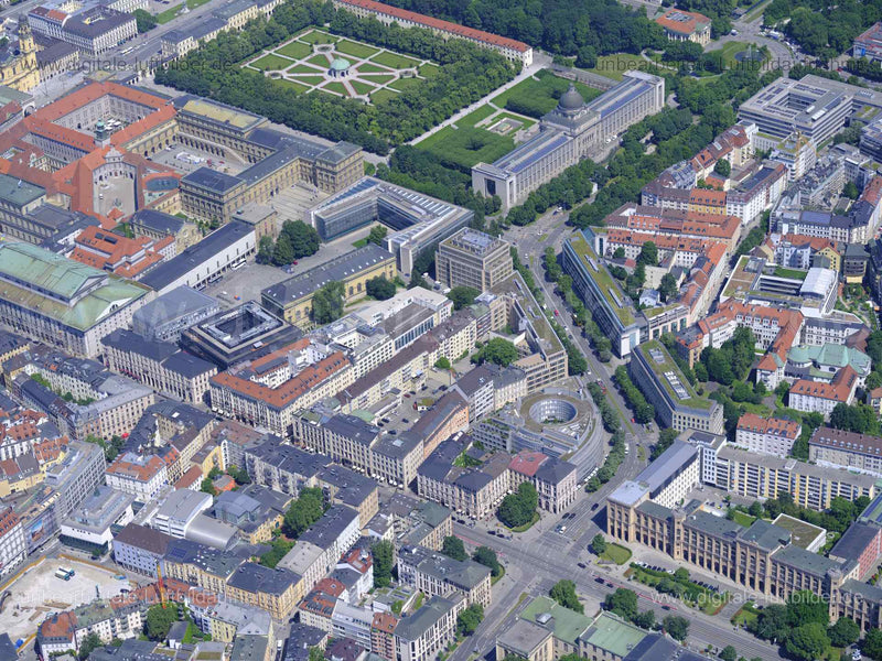 Luftaufnahme Graggenauerviertel in München | Oberbayern, Bayern