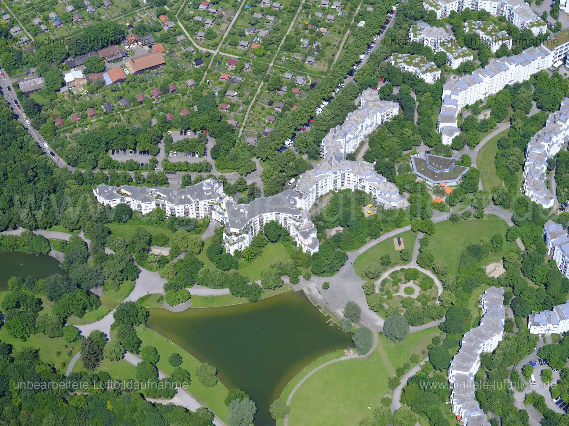 Luftaufnahme Hansapark München in München | Oberbayern, Bayern