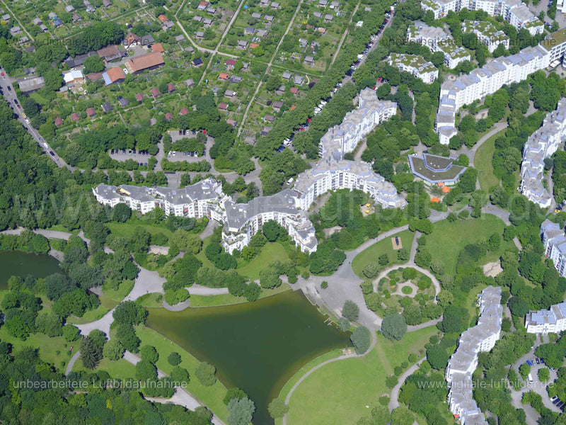 Luftaufnahme Hansapark München in München | Oberbayern, Bayern