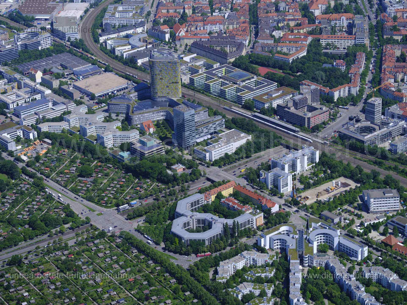Luftaufnahme Hansapark München in München | Oberbayern, Bayern