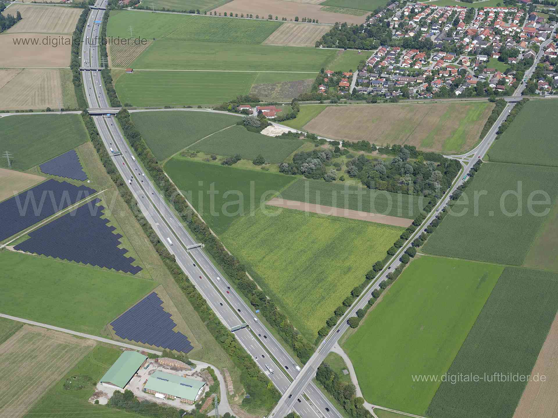 Luftaufnahme Hohenbrunn in München | Oberbayern, Bayern