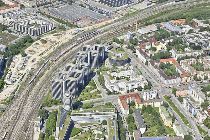 Luftaufnahme Leuchtenbergring, München Ost in München | Oberbayern, Bayern
